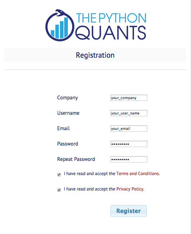 PQP Registration